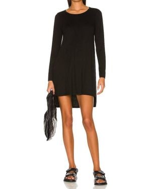 Michael Lauren Hale High Low Dress - Black