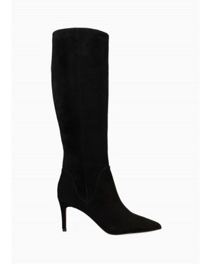 Pelle Moda Lidya Heeled Tall Boots - Black