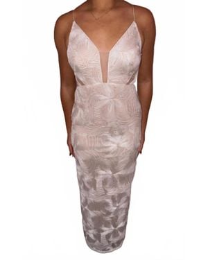 Adrianna Papell Spaghetti Strap Long Dress - Multicolor