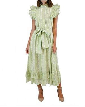 Victoria Dunn Jasmine Maxi Dress - Green