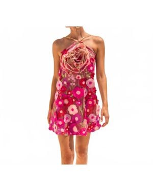 Lisa Marie Fernandez Bound By You Mini Dress - Red