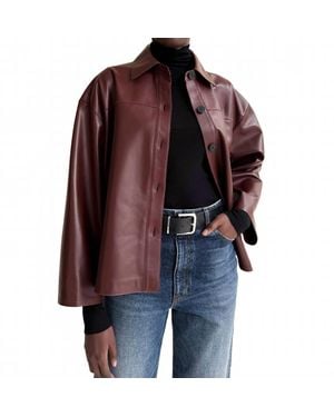 Arma Fenna Lamb Butter Jacket - Red