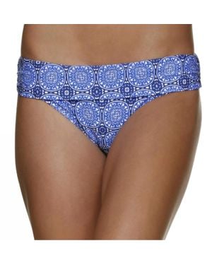Helen Jon Antibes Fold-Over Bottom - Blue
