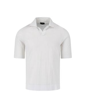 Ballantyne Classic Relaxed Cotton Polo Shirt - White