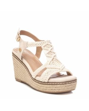 Xti Jute Wedge Sandals - Metallic