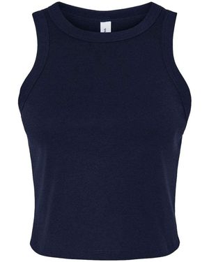 Bella Canvas Micro Rib Racer Tank - Blue