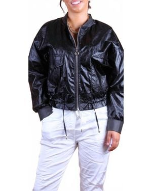 Gigi Moda Ornella Bomber Jacket - Black