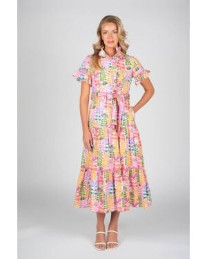 Sincerely Ours Lena Petal Parade Dress - White