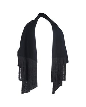 TOTEME Fringed Scarf Jacket - Black