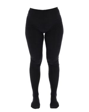 Maison Margiela High-Waist Fitted Cupro-Blend Pants - Black