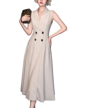 BURRYCO Solid Maxi Dress - Multicolor