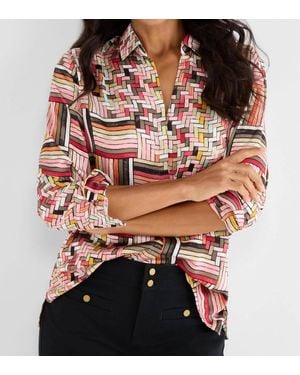 NIC+ZOE Colorweave Shirt - Pink