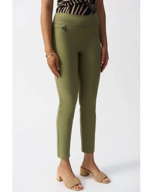 Joseph Ribkoff Classic Slim Fit Pants - Green