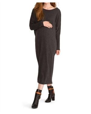 HATCH Lou Maternity Dress - Black