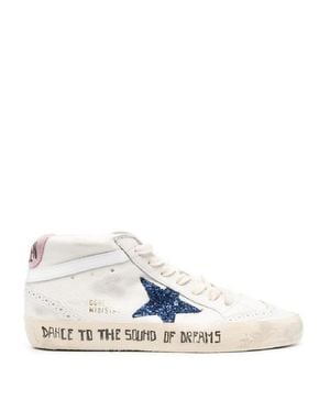 Golden Goose Mid Star Sneaker - White