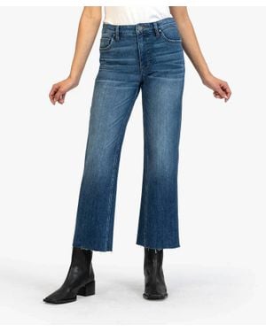 Kut From The Kloth Kelsey High Rise Fab Ab Ankle Flare Jeans - Blue