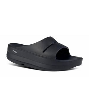 OOFOS Oomega Ooahh Slide Sandal - Black