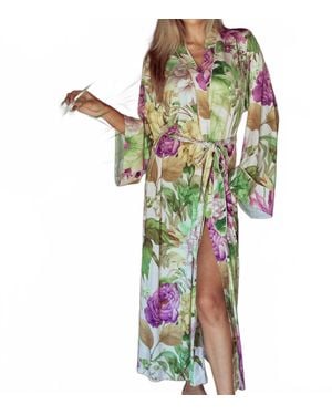 Kilo Brava Maxi Robe With Pockets - Green