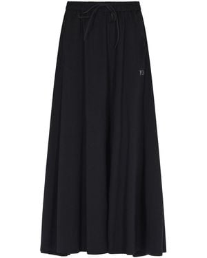 Y-3 Flowing Skirt With Elastic Waistband - Black