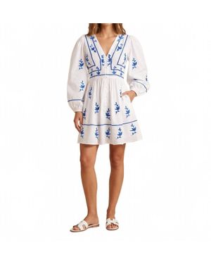 ADA KAMARA Blossom Mini Dress - Blue