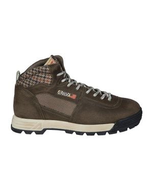Autry Malga Mid Trekking Calf Leather Boots - Brown