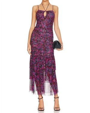MISA Los Angles Nicola Dress - Purple