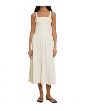 Nation Ltd Jennie Midi Dress - White