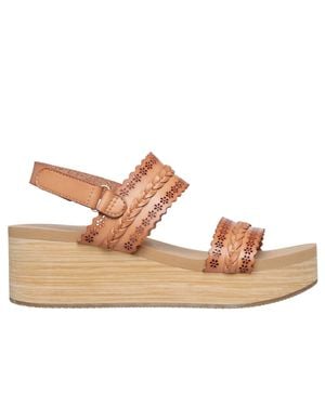 Skechers Summers Wedge Sandal - Brown