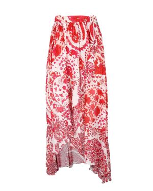 Twinset Viscose Skirt - Red