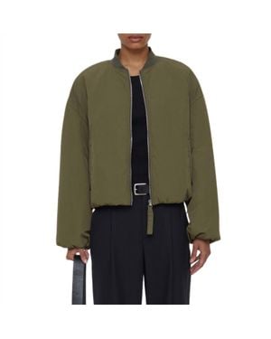 Closed Bomber Jacket - Green