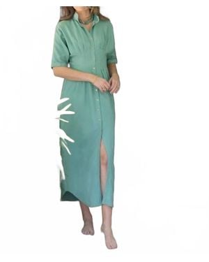Emily Mccarthy Georgia Dress - Green