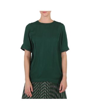 Essentiel Antwerp Essentiel Ladies Crewneck T-Shirt, Brand Size 34 (Us Size 0) - Green
