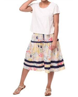 Tulip Clothing Button Tee - White