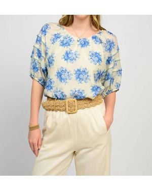 Ivy Jane Field Of Dreams Top - Blue