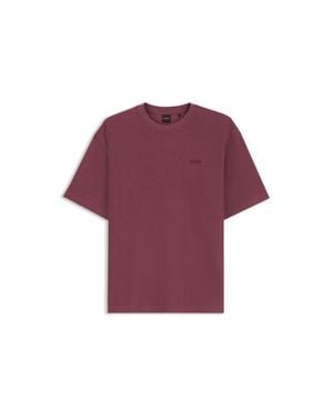 BOSS Relaxed-Fit T-Shirt - Purple