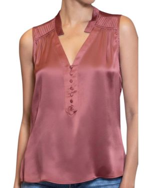 Go> By Go Silk Into The Fold Shell Top - Pink
