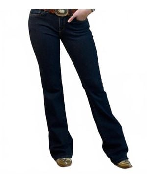 RE/DONE Midrise Baby Bootcut Jean - Blue