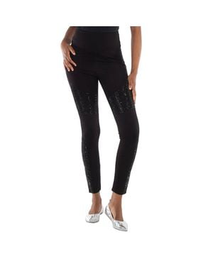 Philipp Plein Moon Crystal Jogging Leggings - Black