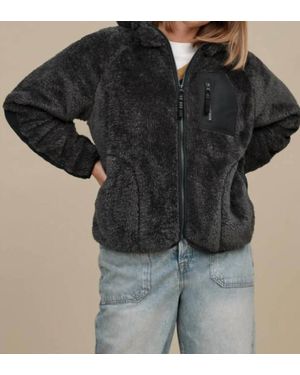 UGG Ruthie Fluff Zip Hoodie - Black