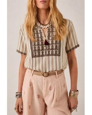 MAISON HOTEL Badra Blouse - Natural