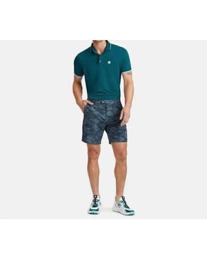 G/FORE Rib Collar Tech Pique Polo - Blue