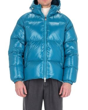 Pyrenex Sten Hooded Down Jacket - Blue