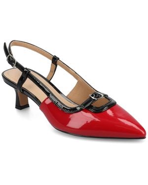 Journee Collection Apos;S Padma Medium And Wide Width Pumps - Red