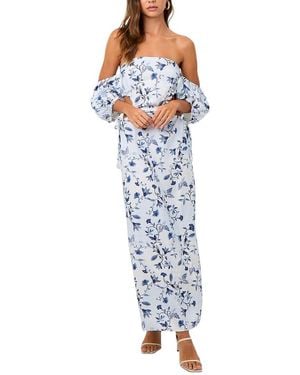 La Porte Maxi Dress - Blue
