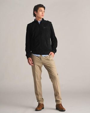 Members Only Soft Suede Iconic Jacket - Black