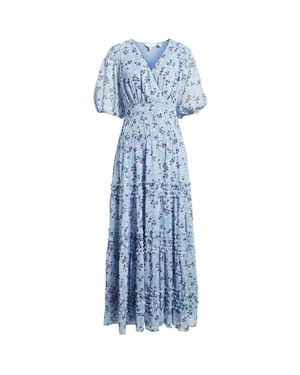 Ted Baker Blakeli Maxi Dress Light Heart Print - Blue