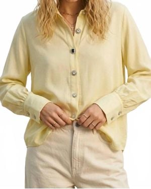 Q2 Collar Long Sleeve Shirt - Metallic
