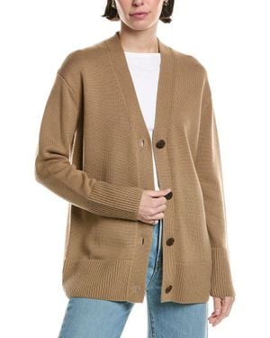 Vince Weekend Wool-Blend Cardigan - Natural