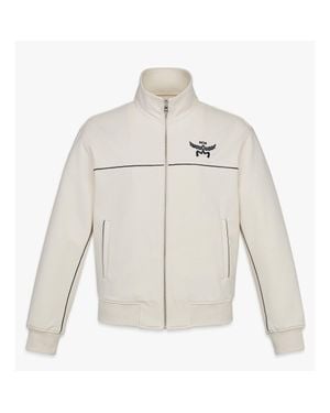 MCM Essential Logo Ponte Track Jacket - White