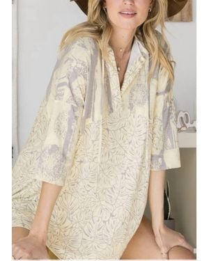 Bucketlist Hooded Top - Natural